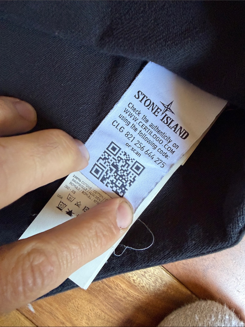 Stone Island shadow project monogram Long-Sleeve Crewneck Shirt - Picture 4 of 5